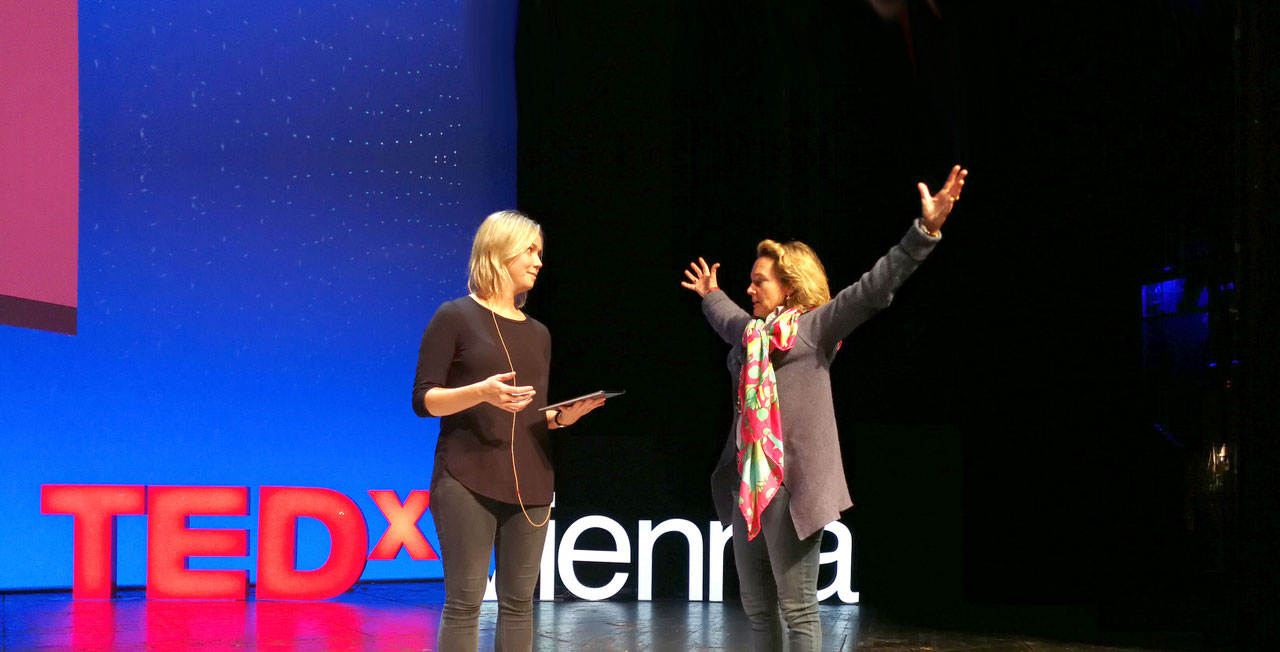 Vortrag auf der TEDxVienna-Bühne
